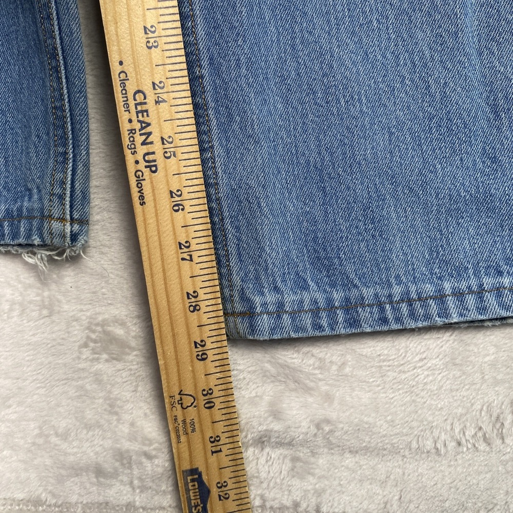 Diamond Gusset Mens Jeans Denim Blue 33x29 33 X 29 Cotton Made USA Vintage Work - Picture 7 of 10